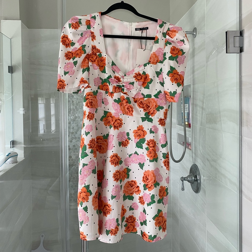 NWT Zara Floral Dress